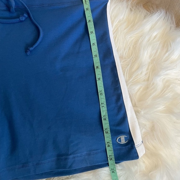 Champion Blue & White Sweatshorts - Picture 10 of 11